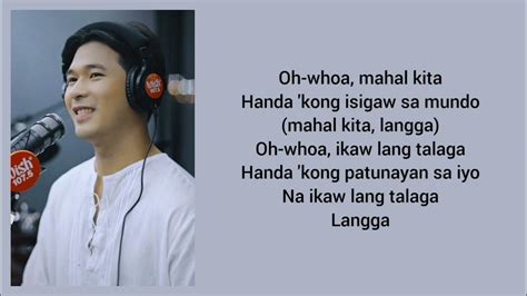 handa akong magpaka sugardad kay lodi|Wilbert Ross – LANGGA Lyrics .
